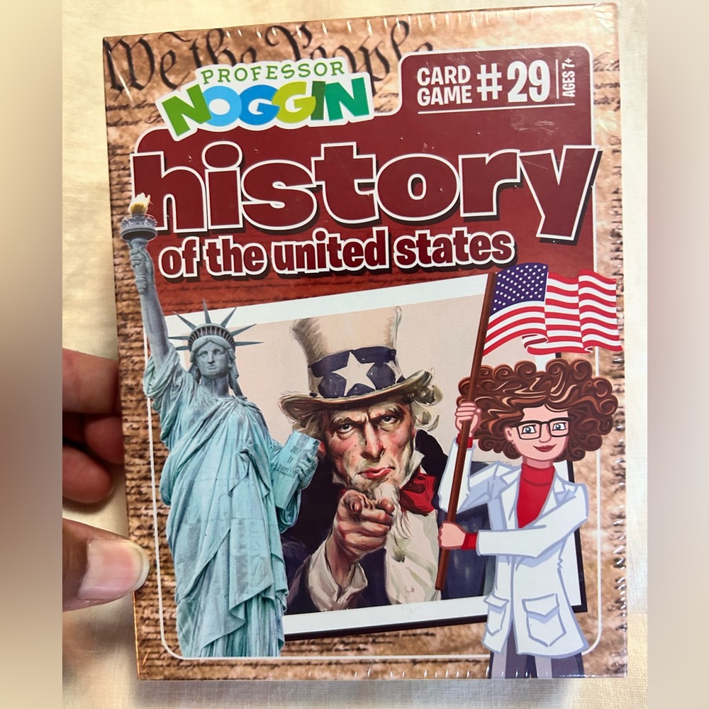 History of the United States Card Game by Professor Noggin
